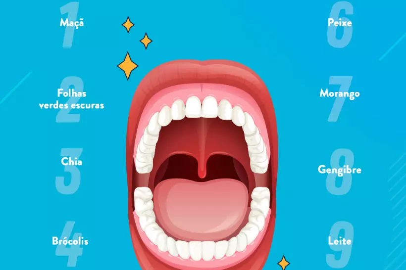 Saiba quais alimentos ajudam a proteger os seus dentes